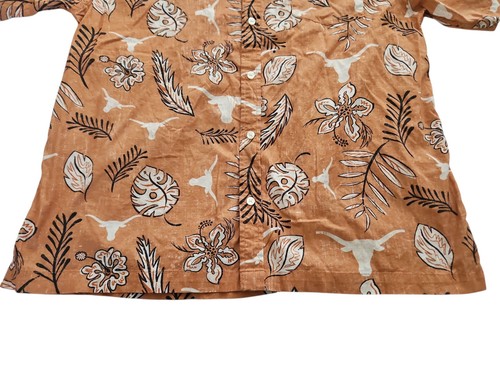 Camisa de Colección Texas Longhorns Hawaiana Para Hombre Wes And Willy Talla XL - Imagen 7 de 13