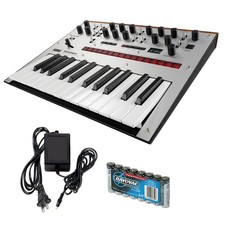 Korg Monologue Monophonic Analog Synthesizer - Silver POWER KIT