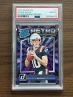 2024 Drake Maye Donruss Retro Rated Rookie PSA 8 - New England Patriots (RC)