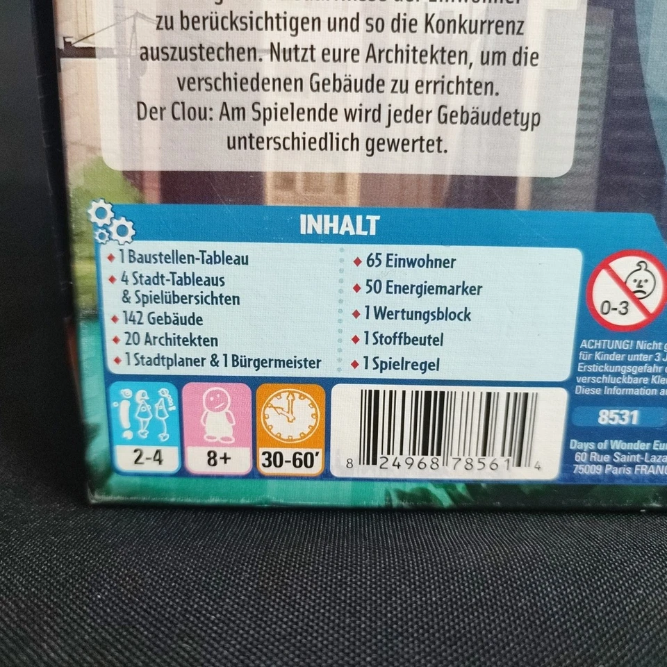 Quadro Polis + Mini Erweiterung Spielplätze Days of Wonder ab 8 Jahren - Bild 4 von 4