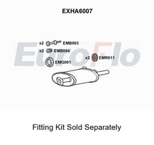 Rear Muffler Silencer Insert Exhaust System Fits Honda CR-V EuroFlo EXHA6007