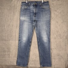 VTG All American Clothing Co USA Jeans Mens 35x34 Straight Distressed 90s Grunge