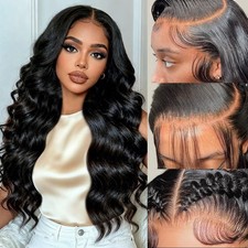 Body Wave 13x6 Lace Front Wig Human Hair 200%...