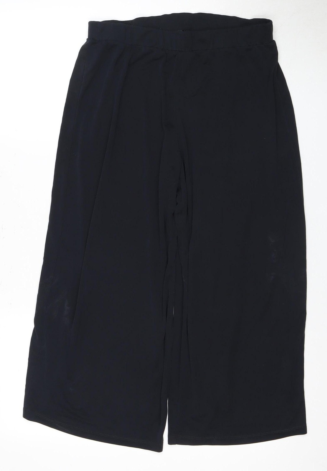 Topshop Women's Maternity Black Wide-Leg Trousers Size 10