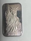 1986 Engelhard MTB Statue Liberty Trade w/COA  1oz 999 Silver Bar