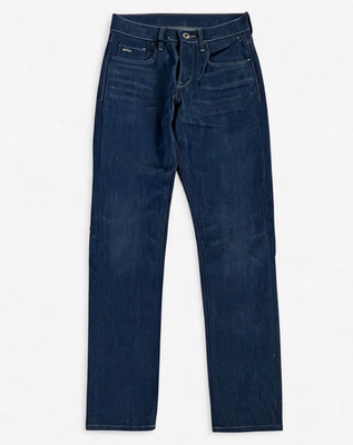 G-Star 3301 Straight Tapered Herren Jeans Blau Denim Baumwolle Stretch 27/32