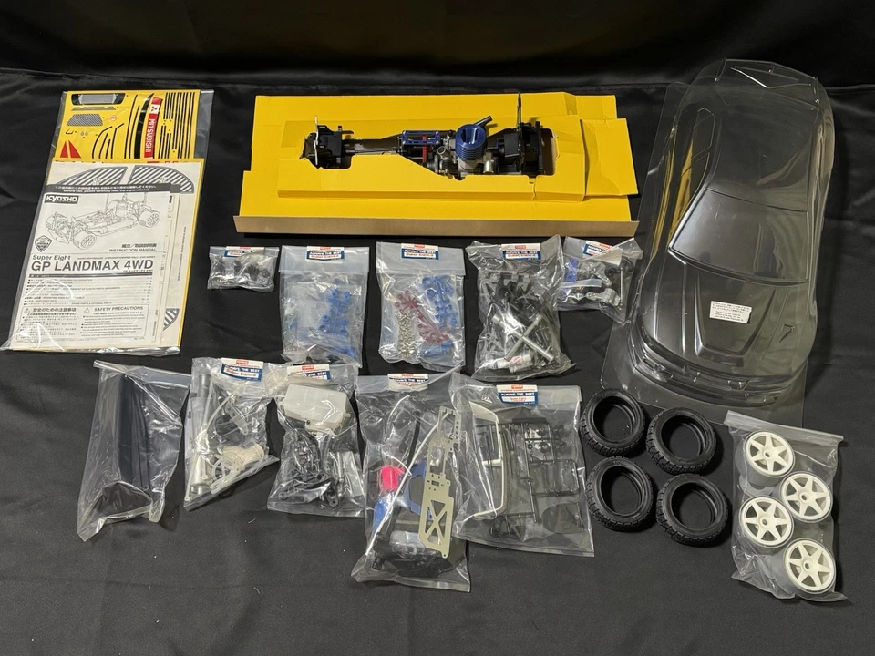 Vintage Kyosho Super Eight Mitsubishi Lancer Evolution IV  NIB Made in Japan - Image 3 of 4