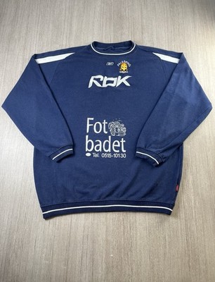 Reebok RBK Vintage 90s Sweatshirt Navy Blau Crewneck Pullover Falkoping Herren XXL