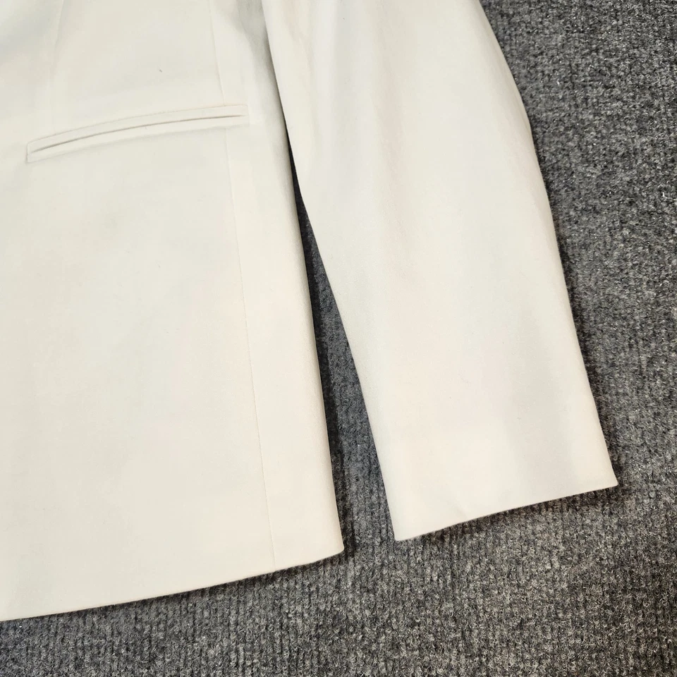 J Crew Parke Blazer женщин 10 слоновой кости Bi эластичной хлопок - Изображение 3 из 4