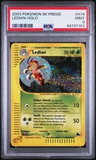 SWIRL PSA 9 Skyridge Ledian H14/H32 Holo | NEW CERT on eBay