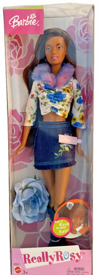 Barbie Really Rosy Christie w Long Highlighted Hair Mattel B5819 Rare New  