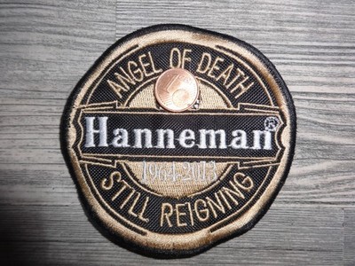Slayer Jeff Hanneman Shape Patch Thrash Metal Sodom