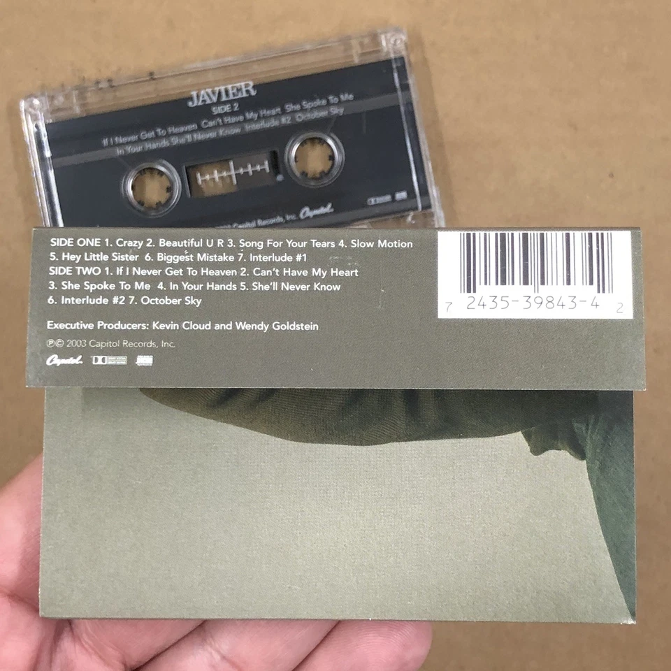 JAVIER COLON Cassette Tape Soul R&B DEBUT ALBUM DEREK TRUCKS BAND THE VOICE Foto 4 de 4