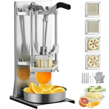 Commercial Vegetable Dicer French Fry Cutter with 4 Blades Wedge Slicer