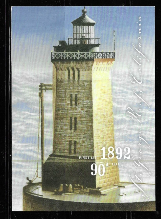 USA SC # UX504-UX508 Pacific Lighthouses  FDC . Colorano Silk Cachet - Image 4 of 4