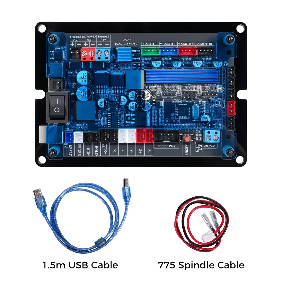 GRBL Controller Control Board 3Axis Stepper Motor For CNC Laser Engraver - Image 4 of 4