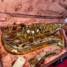 YAMAHA YAS-24 Alto Saxophone Good Condition Used With Hard Case Mouthpiece