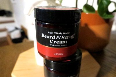   Bath Body Works   BBW Men's Beard & Scruff Cream 4oz Shea Butter MOISTURIZER