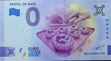 0 Euro Schein Pastel De Nata MEEG 2026-1 Silber Hologramm