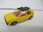 Matchbox Lesney Superfast SF7 Volkswagen Golf- yellow, red interior, loose