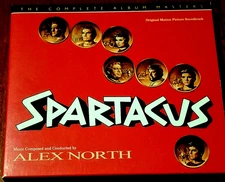 SPARTACUS THE COMPLETE STEREO ALBUM MASTERS MUSIC ALEX NORTH CD VARESE SARABANDE