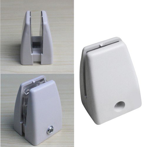 2pcs Partition Bracket Clip Holder Plastic Furniture Glass Partition Screen - Picture 10 of 12