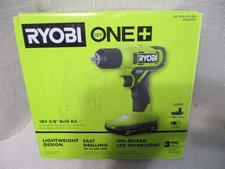RYOBI ONE+ 18V Cordless 3/8 in. Drill/Driver Kit with 1.5 Ah Battery and Charger