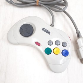 Sega Saturn console white bundle with 5 Games & 2 controllers Japan DAYTONA USA