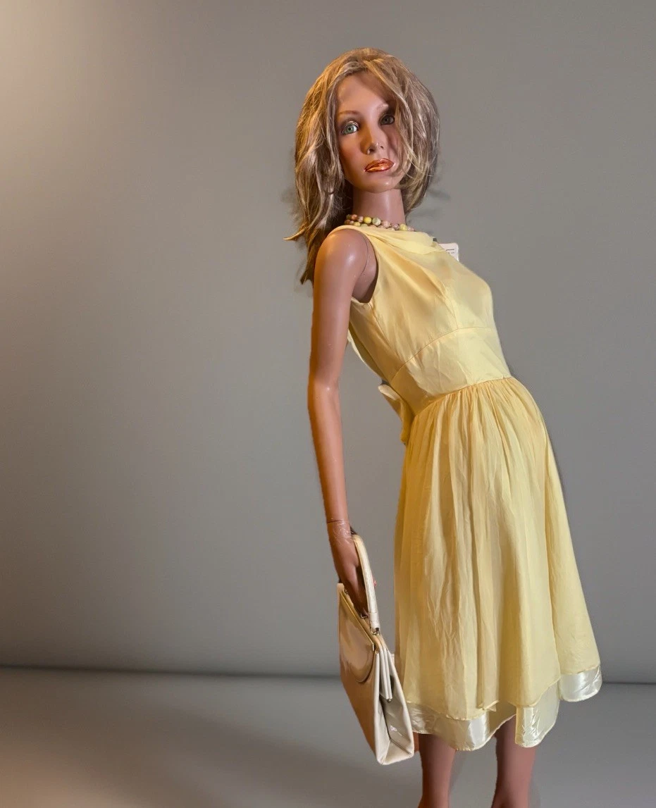Empire Waist Women's Yellow 1960s Vintage Dresses for sale | eBay