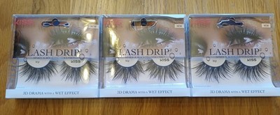Icy Kiss Drip Lashes X3 False Eye Lashes Brandneu im Karton