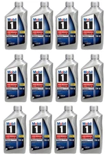 12 Quarts Mobil 1 High Mileage Full Synthetic Motor Oil 10W-40