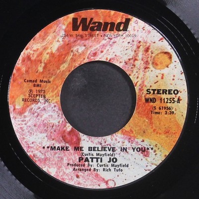 PATTI JO: make me believe in you / keep me warm WAND 7'' Single 45 RPM