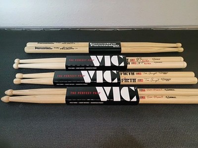 Marching Snare Drumsticks Lot Of 4 Vic Firth Innovative Percussion Signature...