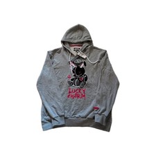 XL Gray BYKS Lucky Charm Pullover Hoodie NWT