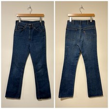 70s vintage levis 517 flare jeans bootcut denim pants size 30 443885