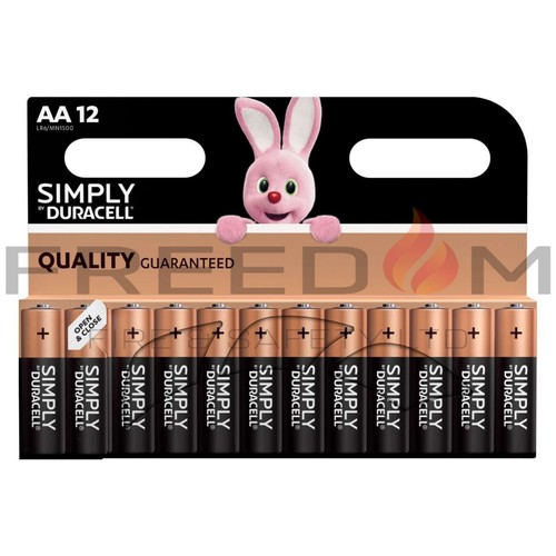 Duracell AA AAA Batteries Simply Alkaline LR03, LR6 10 Year Warranty, Far Expiry - Picture 15 of 24