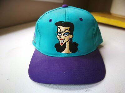 American Needle Snapback Cap Vintage 90s Blockhead Rocky and Bullwinkle NATASHA