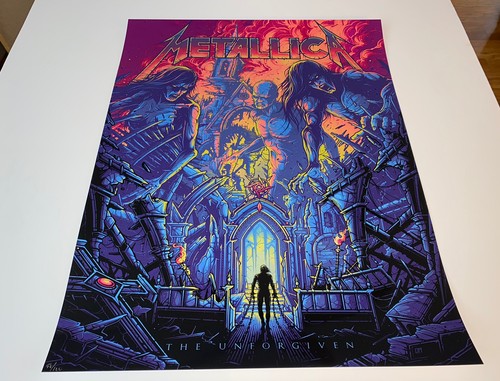 Póster Serigrafía Metallica The Unforgiven Dan Mumford X/100 ¡LÁMINA Oficial!¡! - Imagen 2 de 12