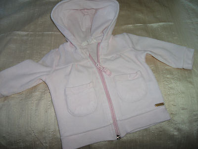  Belly Button - süßes Babyjäckchen mit Kapuze aus Nickiplüsch Gr.56 neuw.