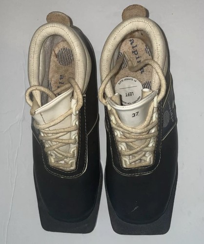 Alpina Blue Leather 5291-8 37 Cross Country/Downhill Ski Boots 77mm Nordic Norm