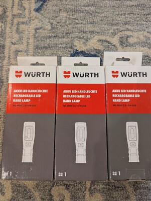 3 wurth brand LED hand lamp
