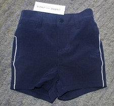 Janie and Jack Baby Boy Navy Shorts - Size 6-12 Months - NWT
