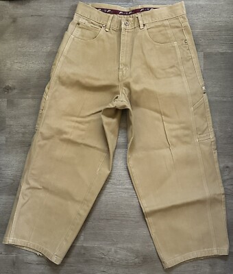 パンツ Pelle Pelle Double Knee Painter Pants Pelle Pelle X Marc Buchanan Logo Embroidery Wide Painter Pants
