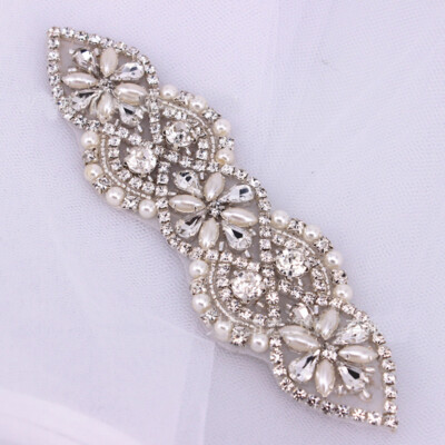 SUPERFINDINGS Strass Applikation - Glitzernde Kristall-Patches Für Kleider & Accessoires