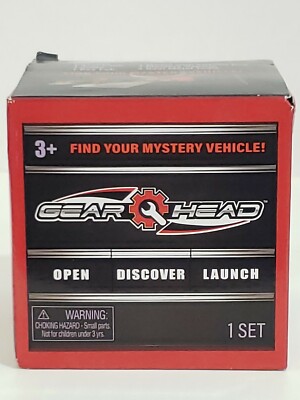 Gear Head Wood Crate Mystery Vehicle #51574 New in Box 
