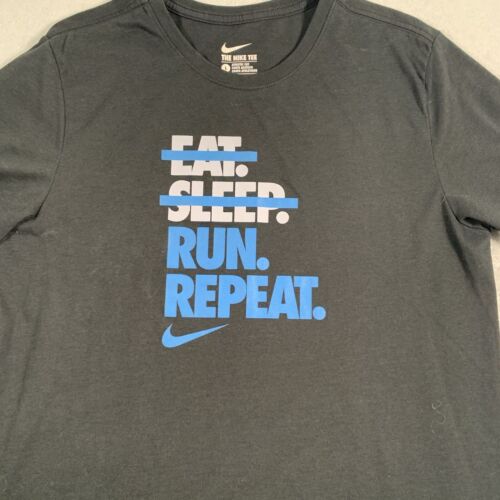 Nike Tee Mens Shirt Eat Sleep Run 