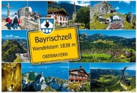 Bayrischzell Wendelstein Oberbayern Ortsschild Foto Magnet Souvenir Germany