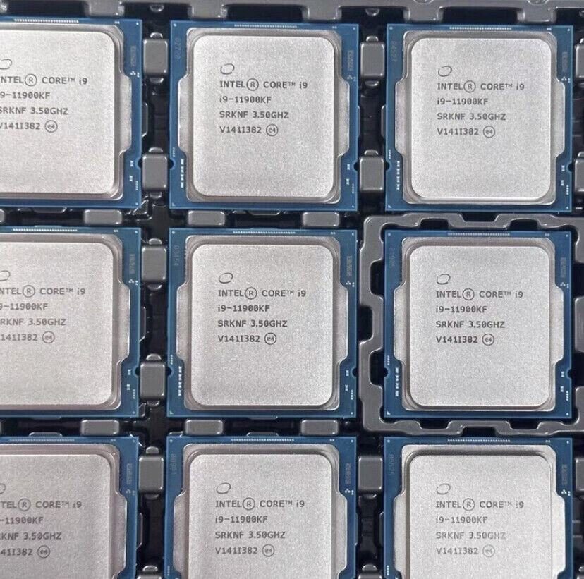 INTEL CORE i9-11900KF CPU LGA1200 8Croes 3.5GHz Processors Support