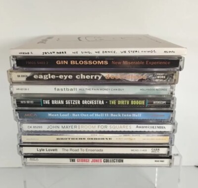 LOT OF 10 CDS FASTBALL EAGLE EYE CHERRY GIN BLOSSOMS THE BRIAN SETZER ORCHESTRA