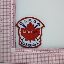 B. C. M. B. A, Tadpole Baseball Jacket Vest Patch Crest